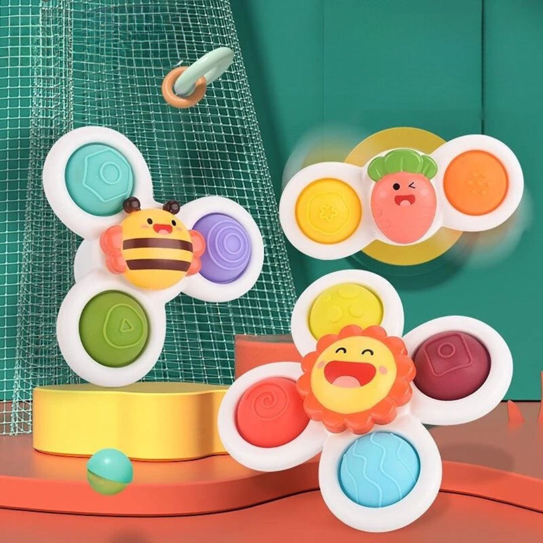 Hochet rotatif pour bébé - SpinnyFun™