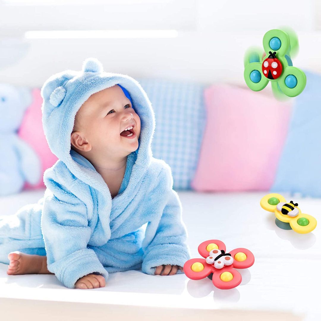 Hochet rotatif pour bébé - SpinnyFun™