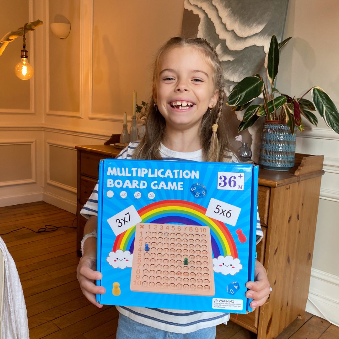 Jeu de Maths Montessori avec Cartes et Dés - Numérofun™