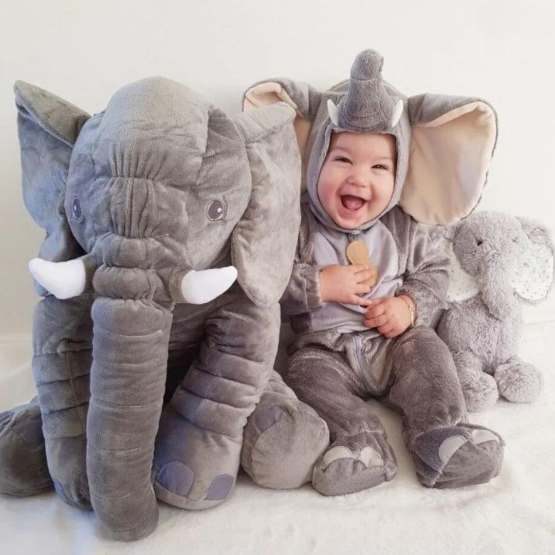 Peluche éléphant bébé - Ploufy™